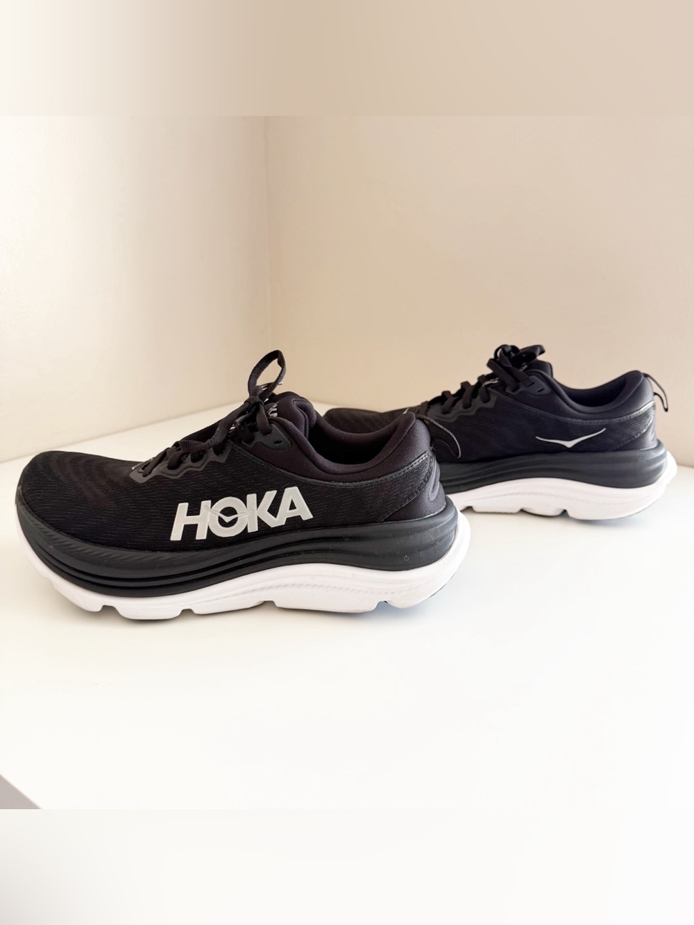 HOKA Women’s Gaviota 5 Black Running Shoes size 8B - Picture 7 of 10